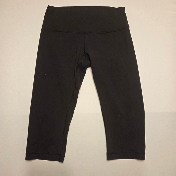 Lululemon Wunder Under Crop III Full-On Luxtreme 16" Black Yoga Leggings‎ Flawed - Picture 2 of 10